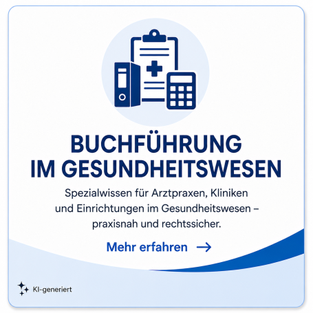 Buchführung im Gesundheitswesen Buchführung im Gesundheitswesen für Ärzte und Kliniken, rechtssicher und praxisnah.